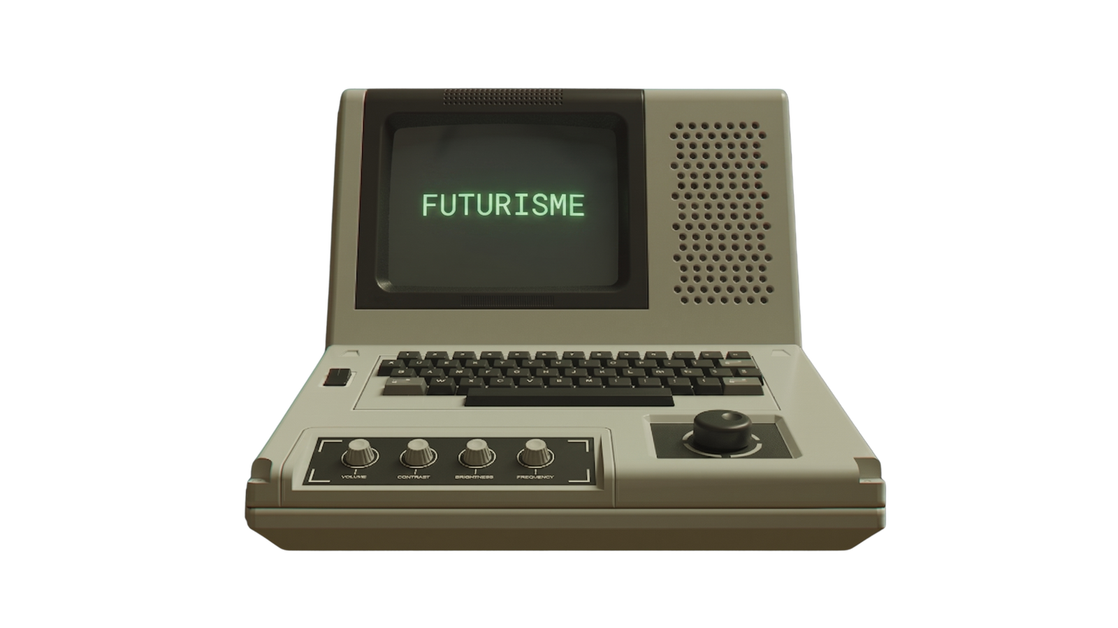 Retro-futuristisk computer